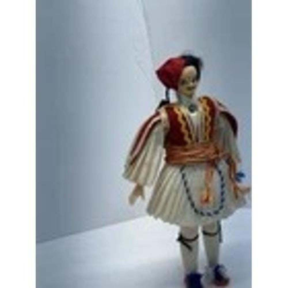 Vintage Greek Soldier Doll - Picture 2 of 3
